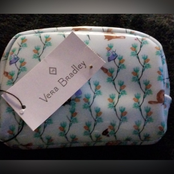 Vera Bradley Handbags - Vera Bradley Mini Dome Cosmetic Bag Merry Mischief